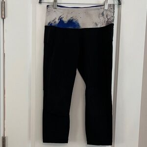 Black and Blue Leggings